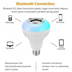 Lamparita Led + Parlante Bluetooth Control RemotoEfectos