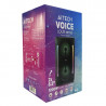 Parlante Bluetooth con Luz Led Bafle 2x6.5 Con Micrófono Karaoke 1200W