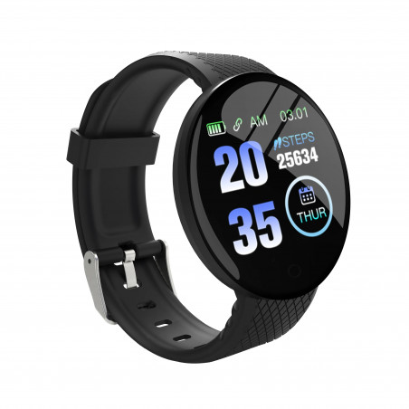 Smartwatch D18 Fit Pro Ritmo Oxigeno Sedentarismo